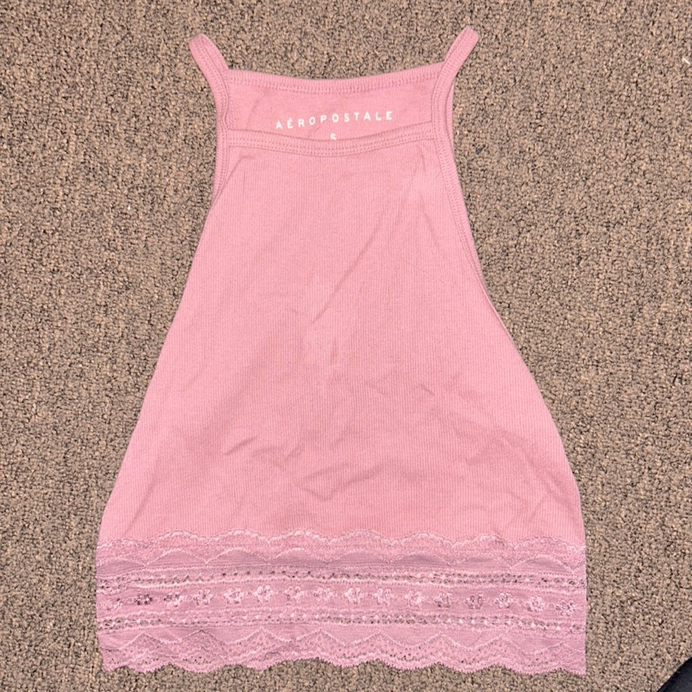 aeropostale lace halter top
